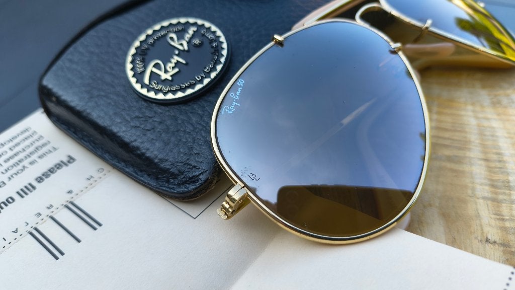 Vintage Ray-Ban The General B&L USA – NOS – originele glazen, Zonnebril, Overige kleuren, Nieuw, Ophalen of Verzenden