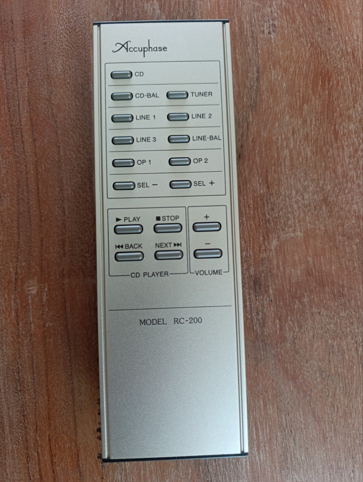 Accuphase RC-200 Afstandsbediening - Nieuwstaat, Ophalen of Verzenden, Zo goed als nieuw, Origineel, Receiver of Versterker