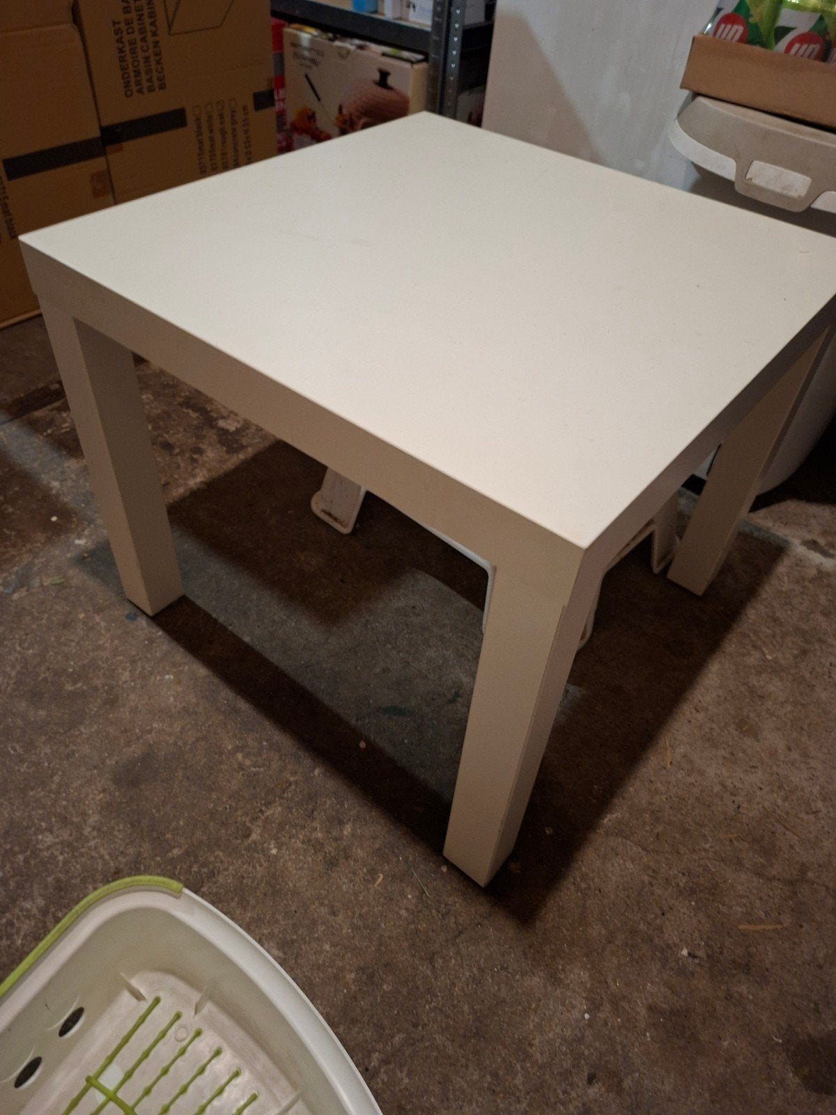 Wit IKEA tafeltje, Ophalen, Overige materialen, Gebruikt, 50 tot 100 cm
