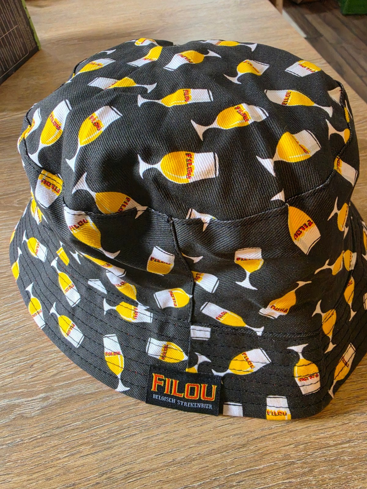 Omkeerbare Filou & Kasteel Bier Bucket Hat, Hoed, Nieuw, Filou, Kasteel Bier, One size fits all