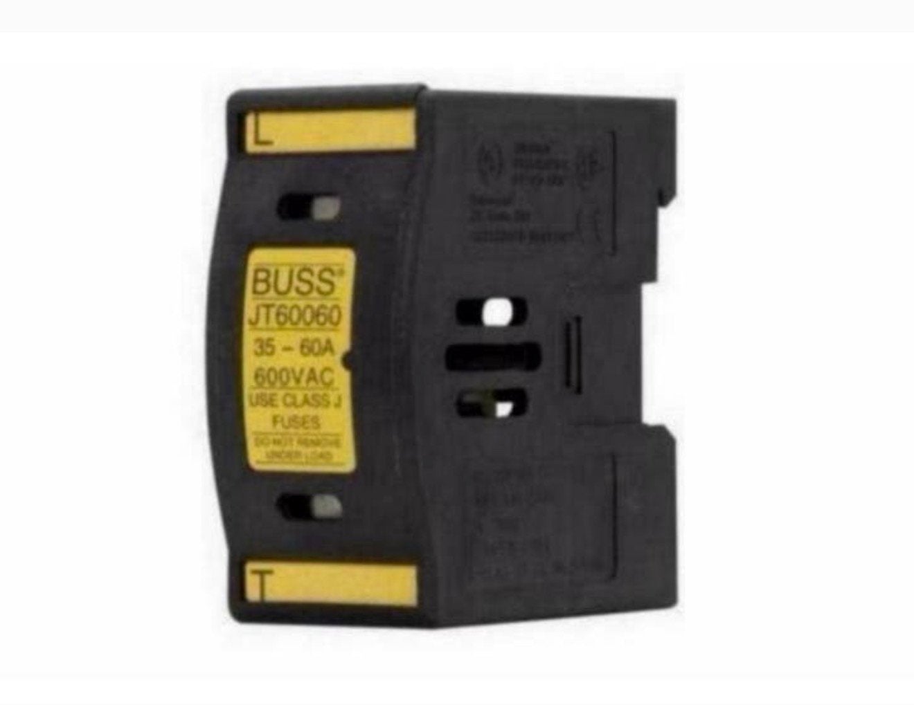 BUSS JT60060 35-60 amp Class J 600 volt Fuse Zekering Holder, Ophalen of Verzenden, Zo goed als nieuw, H, H