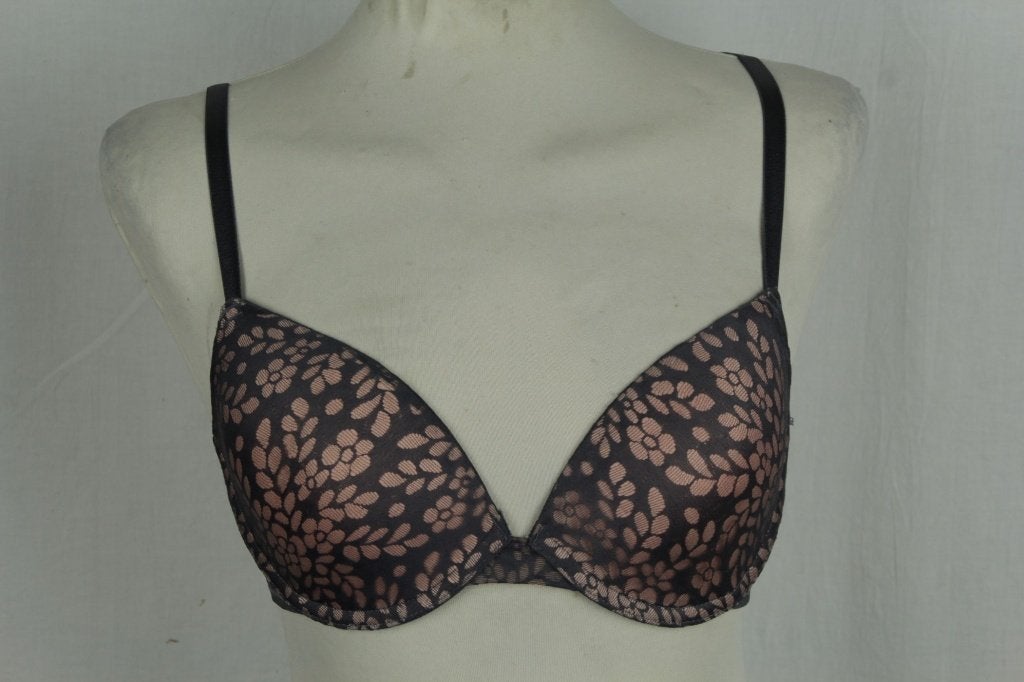 Grijs-roze BH.Mt 75C.Merk Hunkemöller, ., Ophalen of Verzenden, BH, .