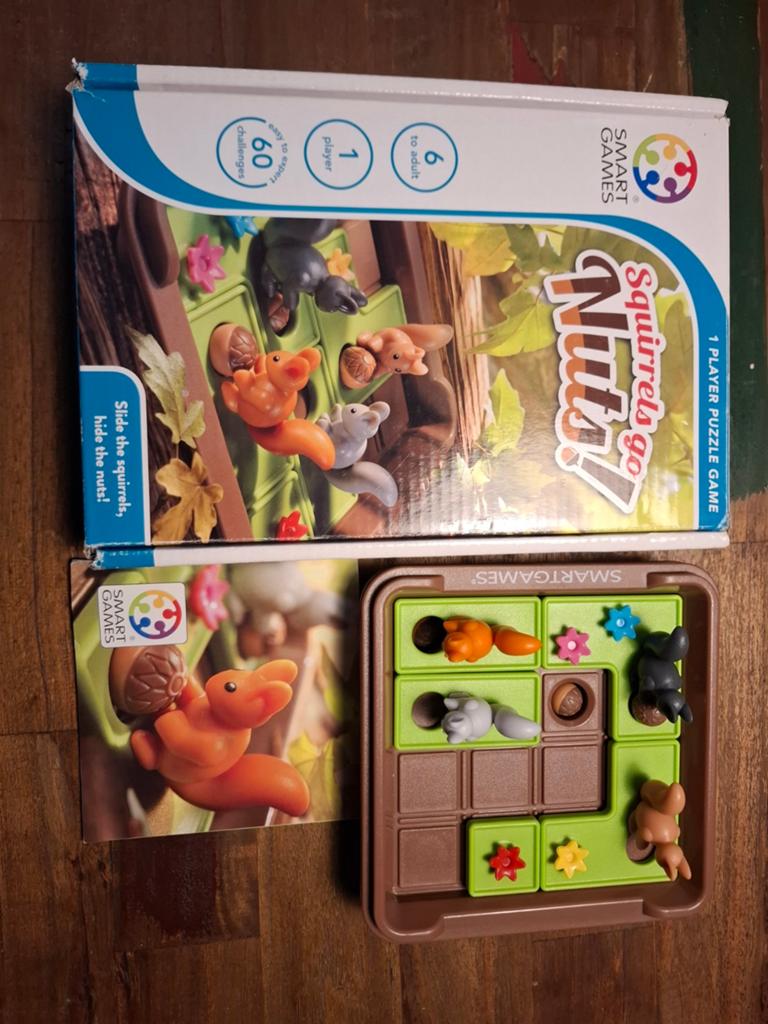 SmartGames Squirrels Go Nuts! Puzzelspel, Een of twee spelers, Ophalen of Verzenden, Zo goed als nieuw, SmartGames