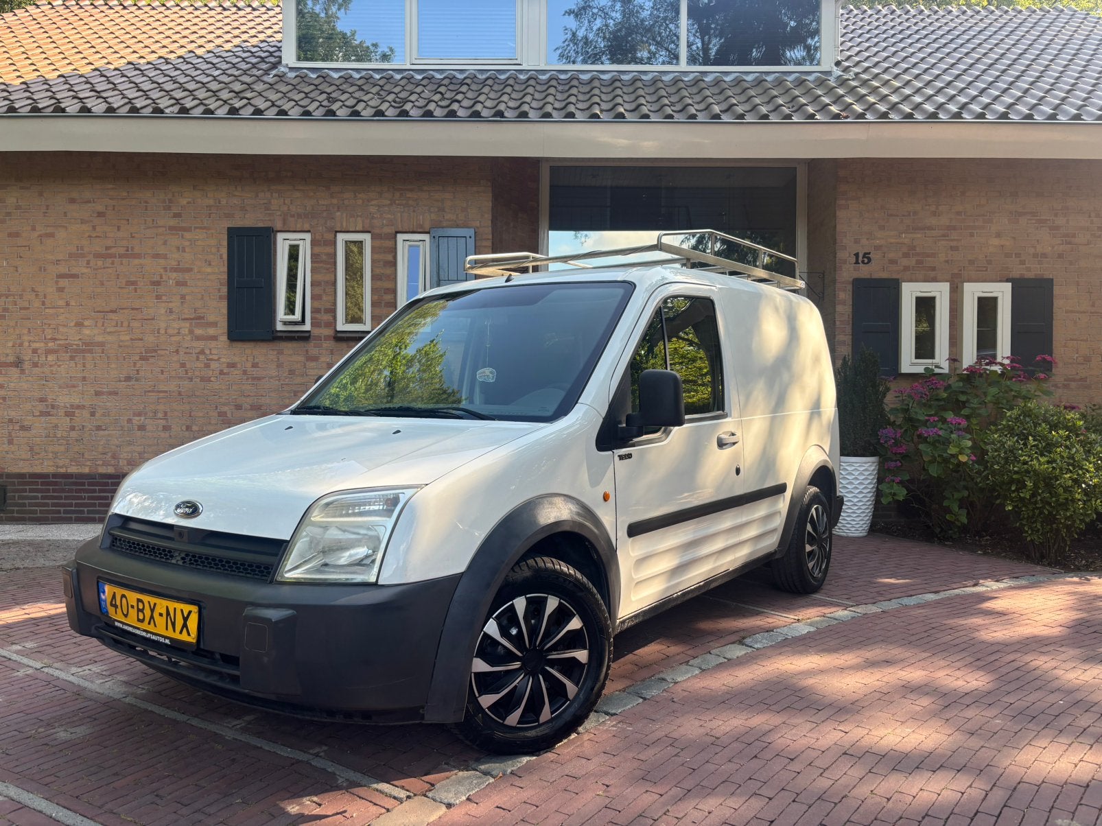 Ford Transit Connect 1.8 I 200S Schuifdeur trekhaak imprial, Auto's, Voorwielaandrijving, 1345 kg, 4 cilinders, Wit