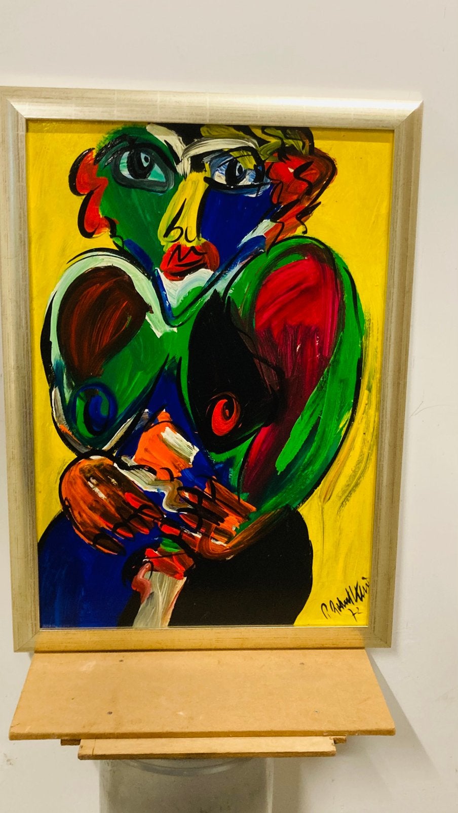 Peter Robert Keil, schilderij op board, Antiek en Kunst, Ophalen of Verzenden