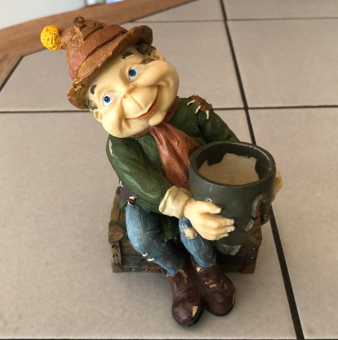 Efteling laven beeldje kaars standaard, Verzamelen, Ophalen of Verzenden, Zo goed als nieuw, Beeldje of Poppetje