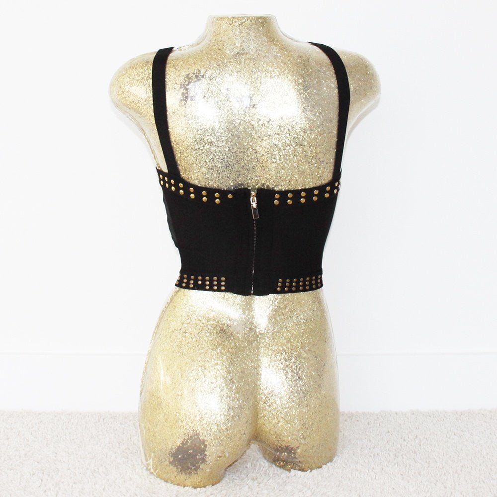 Prachtig Bandage Topje (S) - 71 € 25,-, Zwart, Ophalen of Verzenden, Onbekend, Zo goed als nieuw