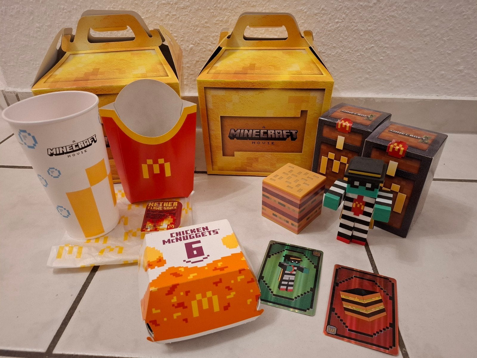McDonalds MINECRAFT happymeal Collectors item., Ophalen of Verzenden, Nieuw, Speelset