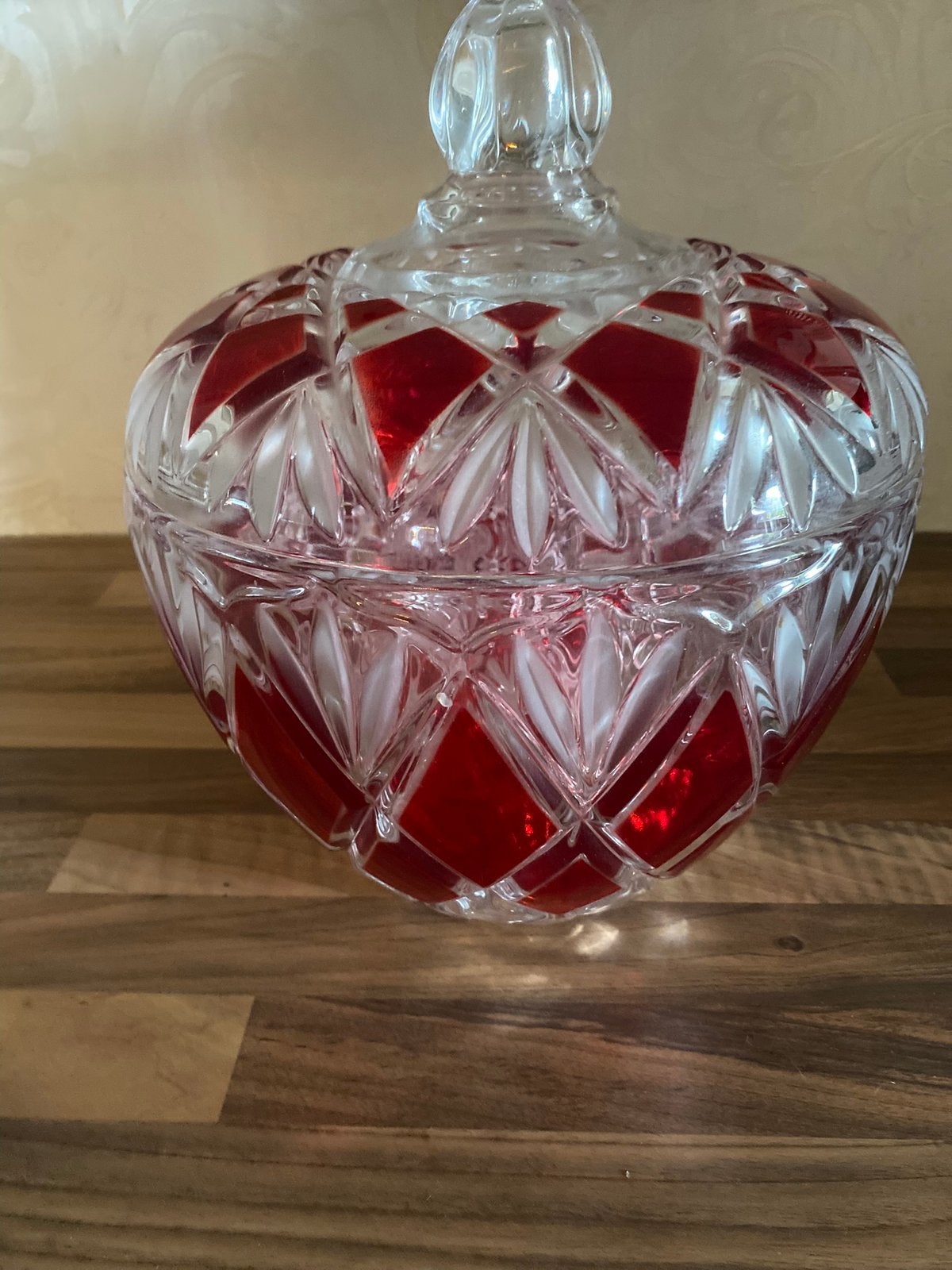 Mooi boule schaal compleet, Antiek en Kunst, Antiek | Glas en Kristal, Ophalen