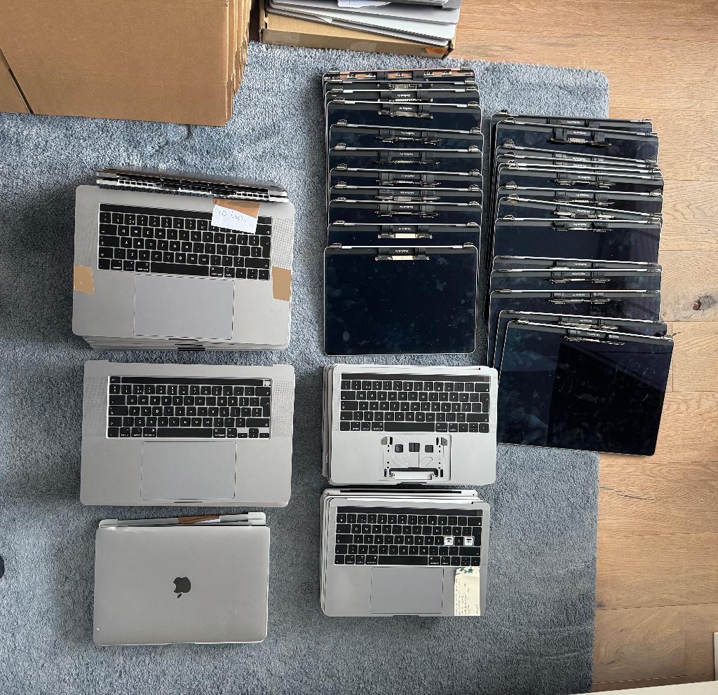 Partij defecten Macbooks / Schermen, Overige modellen, Overige groottes, Ophalen of Verzenden, Niet werkend