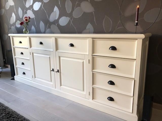Dressoir met tv-lift, Ophalen, Gebruikt, Met deur(en), 200 cm of meer