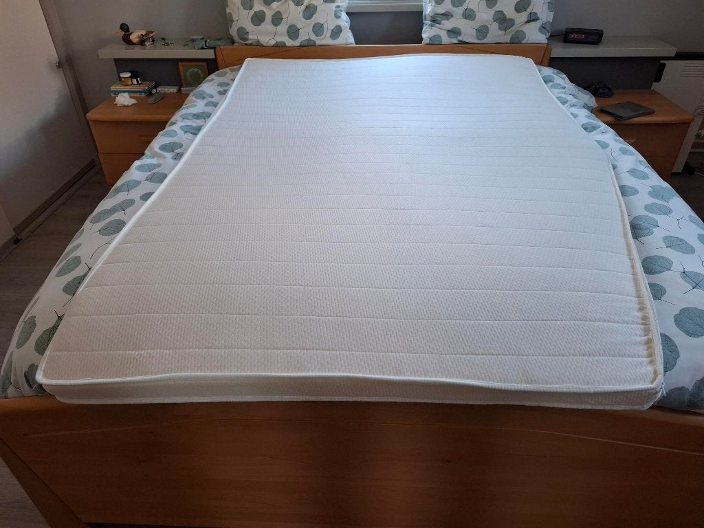 Topper voor frans bed, Caravans en Kamperen, Ophalen, Zo goed als nieuw