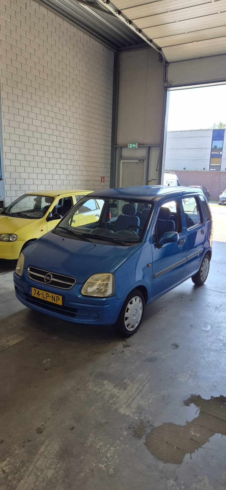 Opel Agila 1.2 I Orgineel NL! Goed Onderhouden, Auto's, Voorwielaandrijving, Stof, Blauw, Origineel Nederlands