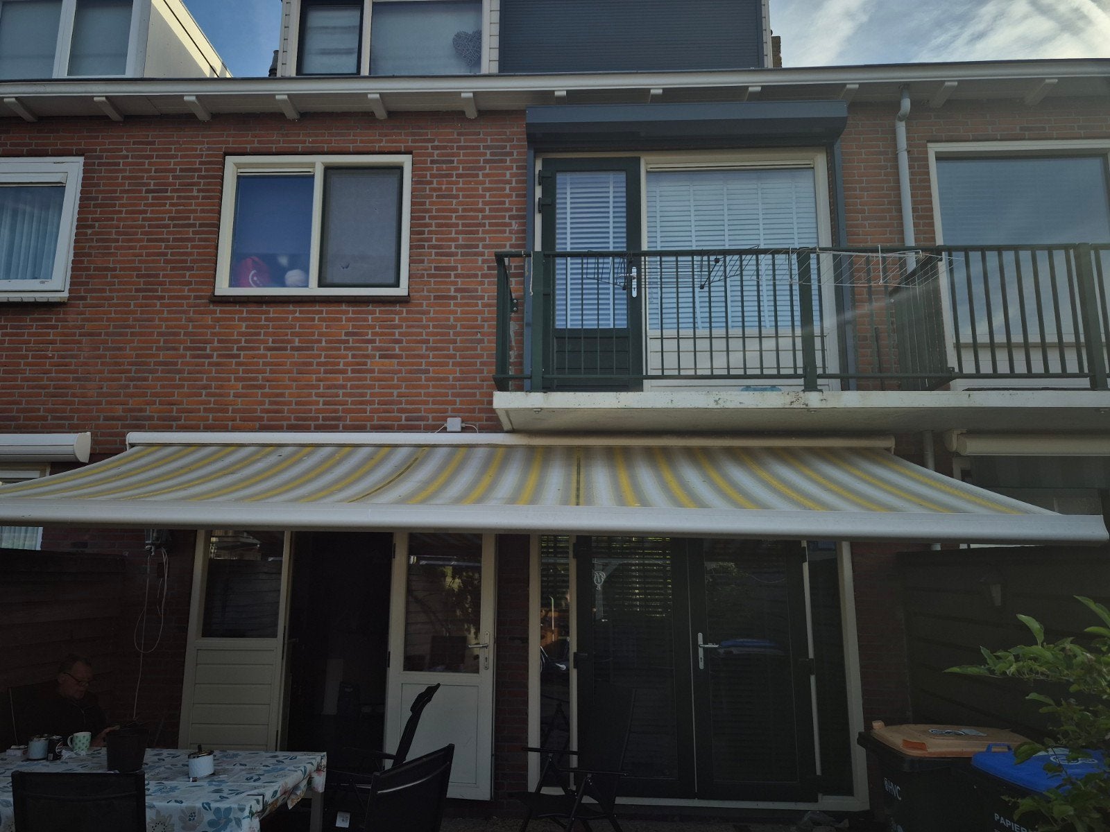 electrische zonnenscherm, Tuin en Terras, Ophalen, Gebruikt, 450 cm of meer, Elektrisch
