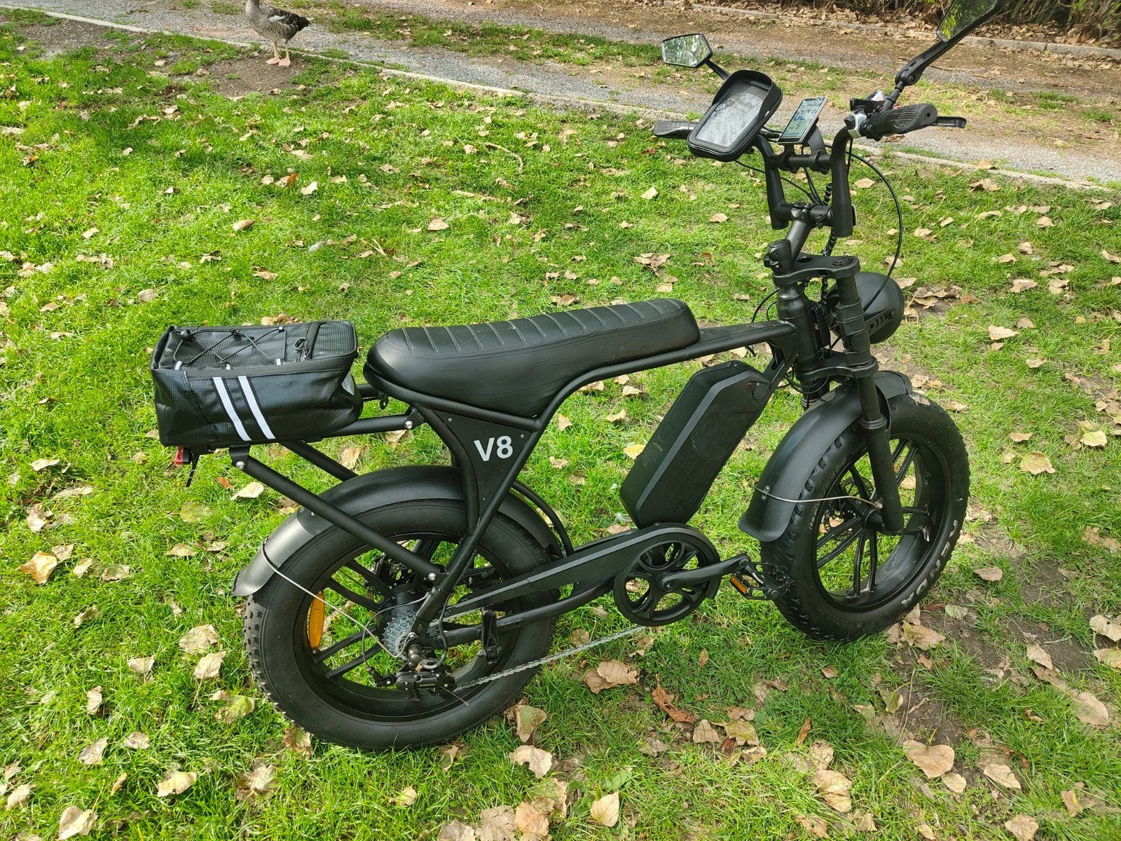 Goed onderhouden fatbike met lader, alarm, slot en koffertje, Ophalen, Gebruikt, Overige merken