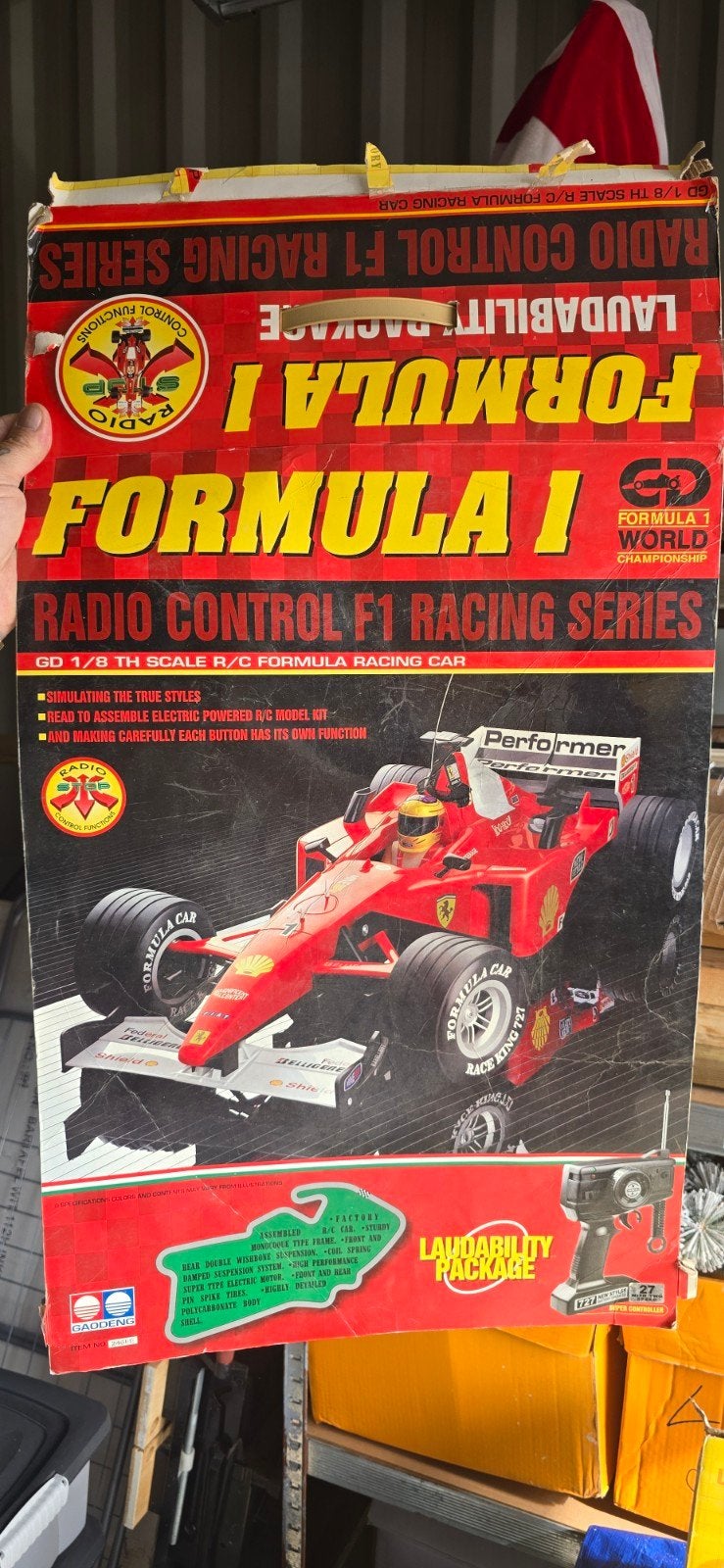 Formule 1 Raceauto RC - Ferrari F1 World Champion, Auto, Groter dan 1:32, Zo goed als nieuw, Ophalen