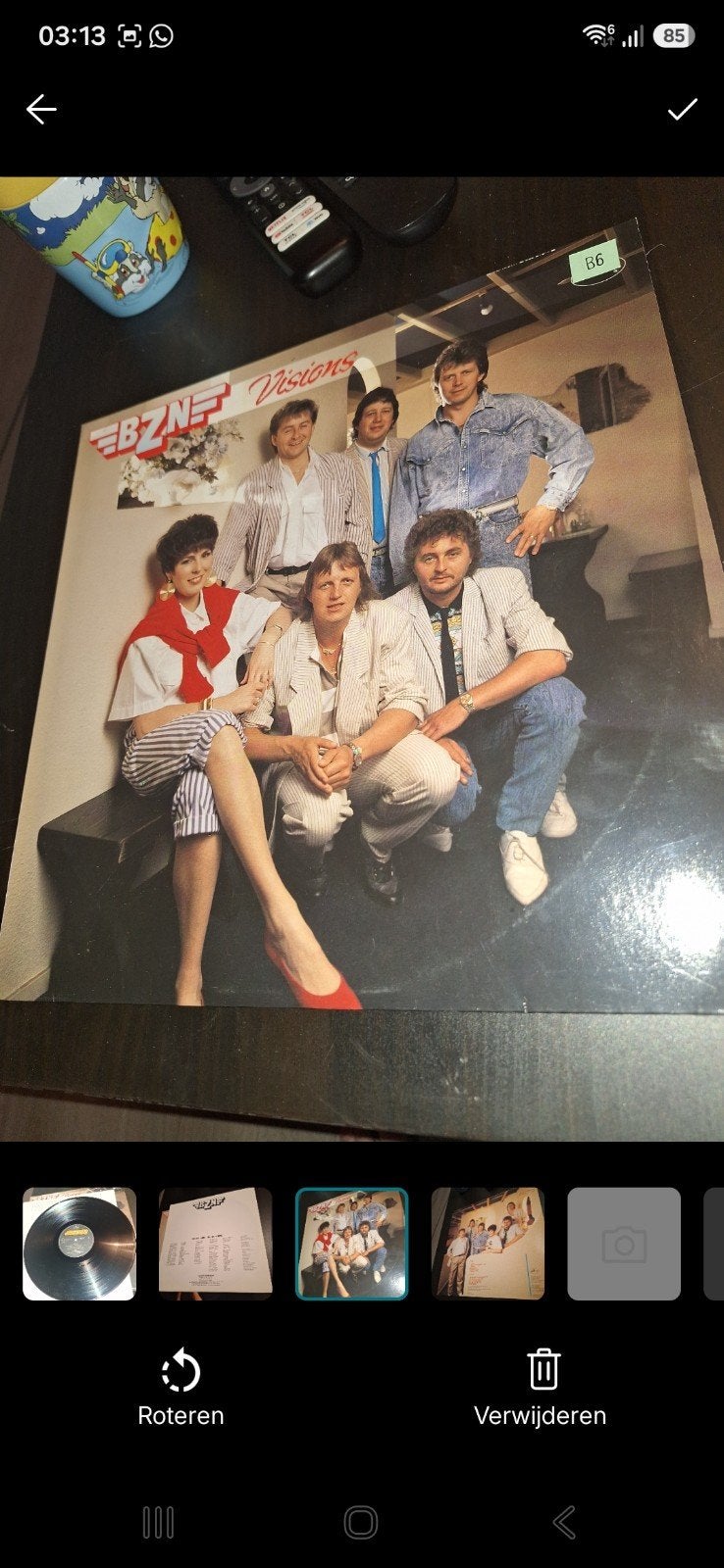 BZN - Visions LP (1987) - Pop Vinyl, Cd's en Dvd's, Vinyl | Nederlandstalig, LP, Gebruikt, Ophalen of Verzenden, Pop