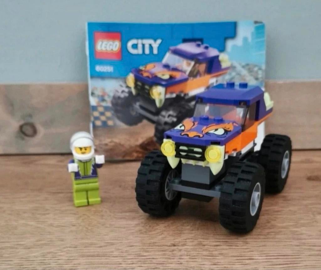 Lego City Monster Truck 60251 - Compleet!, Ophalen of Verzenden