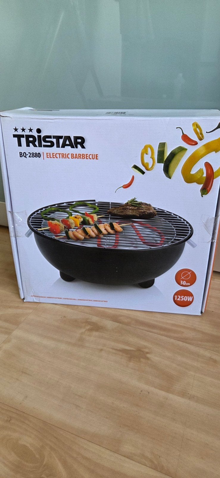 Tristar BQ-2880 Elektrische barbecue, Ophalen of Verzenden, Nieuw, 4 t/m 7 personen