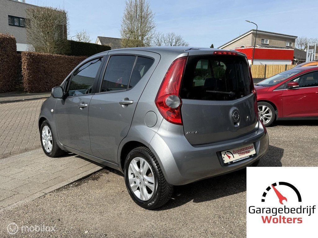 Opel Agila 1.2 Edition AUTOMAAT AIRCO HOGE INSTAP, Auto's, 94 pk, Stof, Gebruikt, 4 cilinders