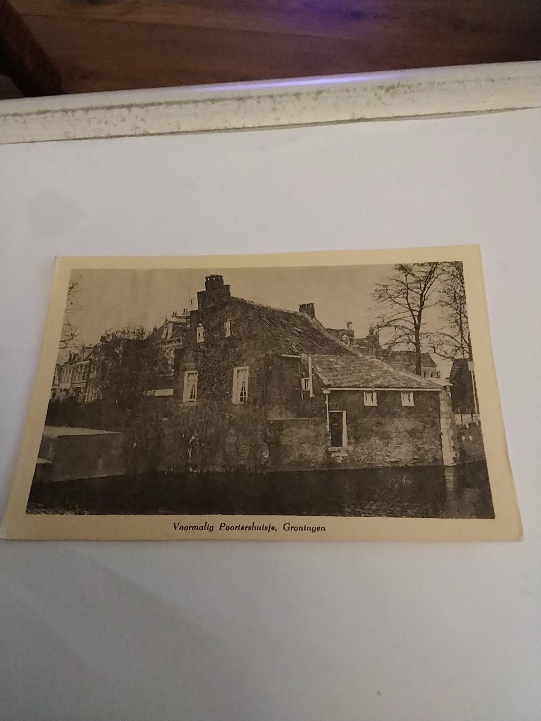 Oude Ansichtkaart: Voormalig Poortershuisje, Groningen, Ophalen of Verzenden, Voor 1920, Gelopen, Groningen