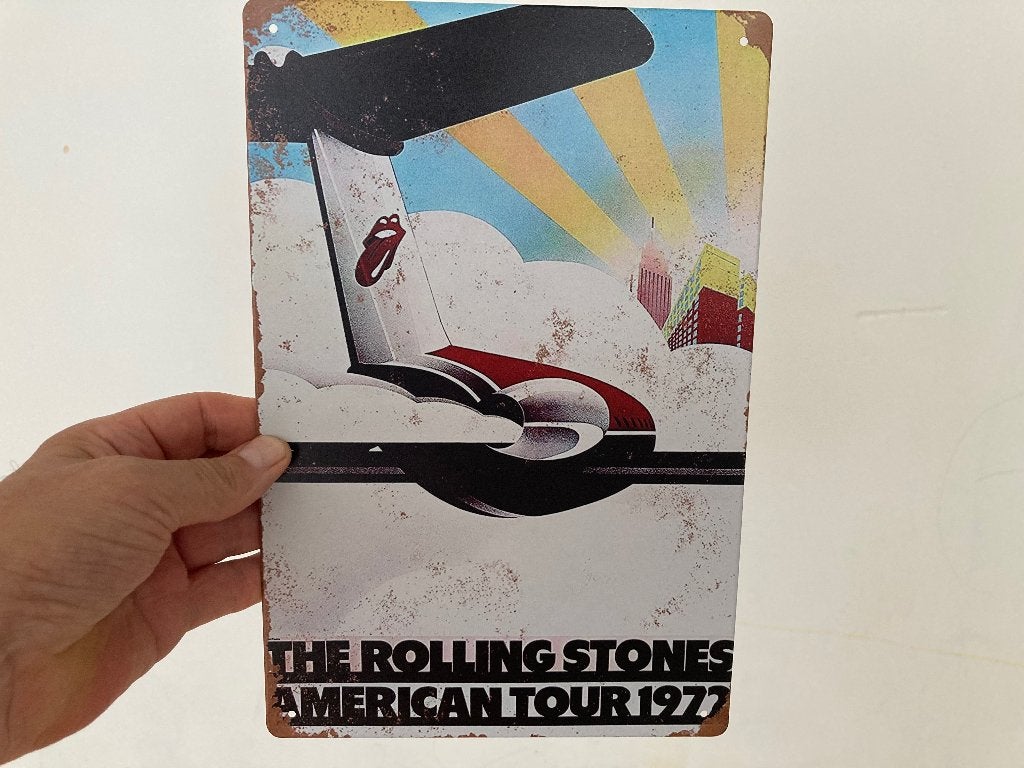 The Rolling Stones poster metaal, Verzamelen, Ophalen of Verzenden, Nieuw, A1 t/m A3, Muziek