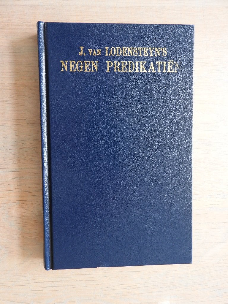 J. van Lodensteijn - Negen predikatiën, Ophalen of Verzenden, Zo goed als nieuw
