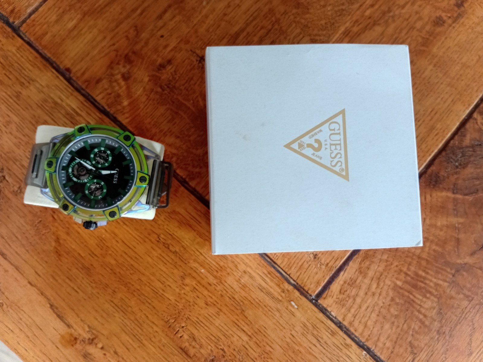 Guess HerenHorloge Colllectors Item €85, Overige materialen, Polshorloge, Kunststof, Zo goed als nieuw