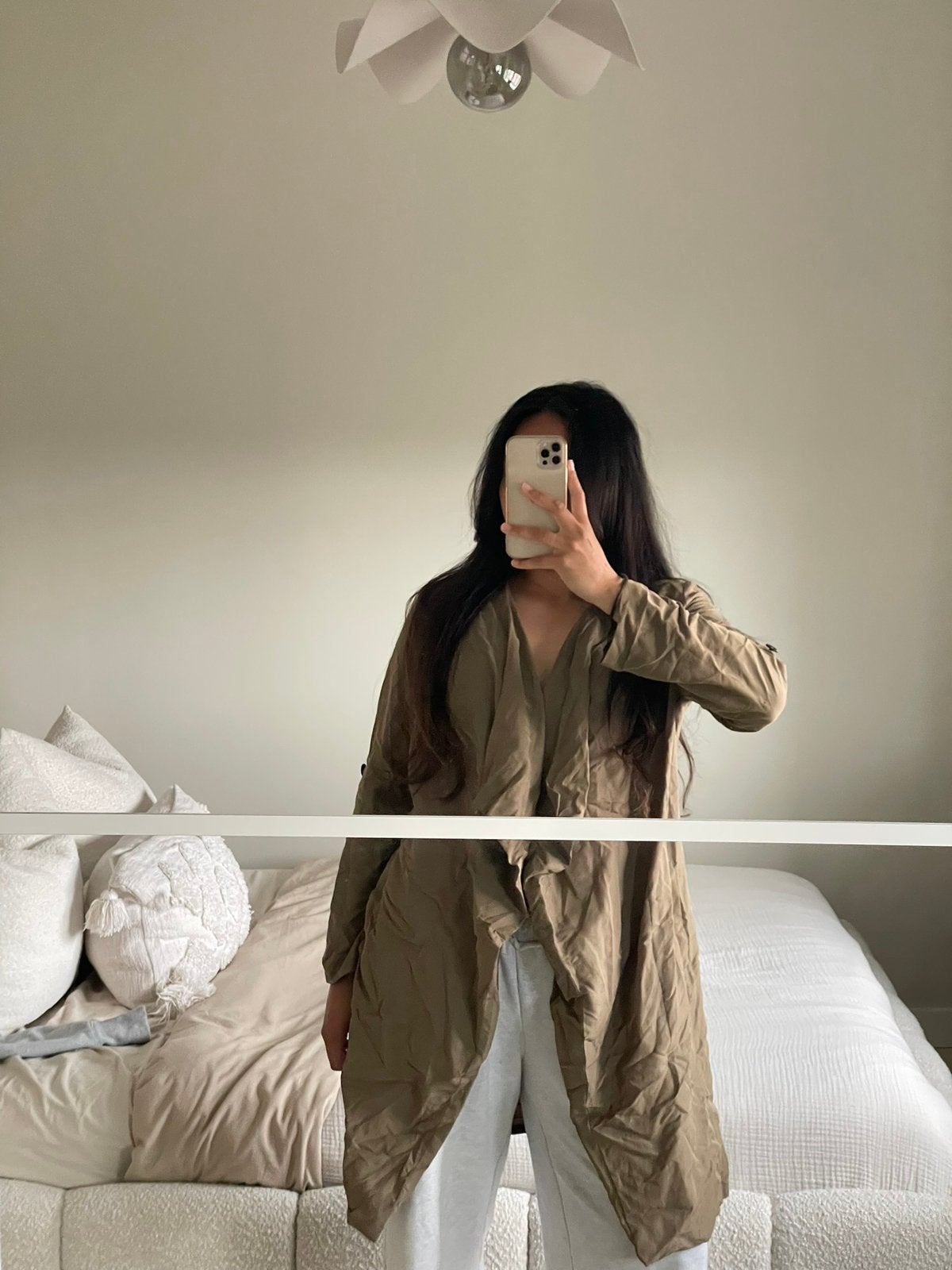 Bershka Jasje Groen Khaki S, Ophalen of Verzenden, Gedragen, Maat 36 (S), Groen