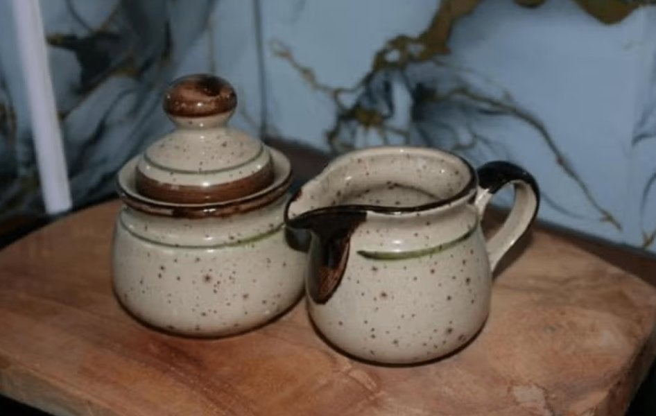 Vintage Melk & Suikerpot, Ophalen of Verzenden, Huis en Inrichting