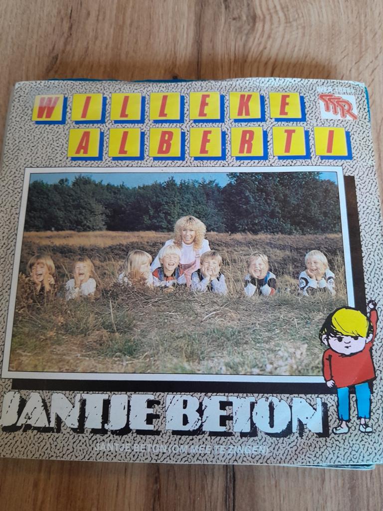 Willeke alberti 7inch jantje beton, Ophalen of Verzenden, Zo goed als nieuw, Nederlandstalig