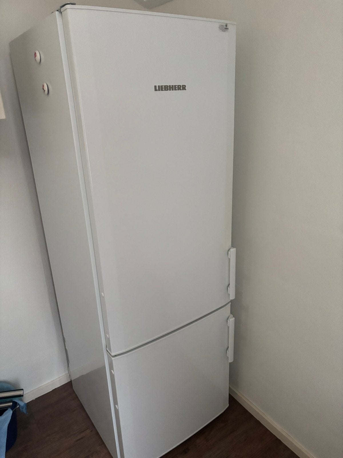 Te koop mooi lievherr koel vries combinatie, Gebruikt, 200 liter of meer, Met aparte vriezer, Ophalen of Verzenden