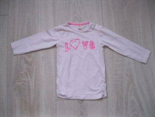 Frendz shirtje roze 80 zgan, Frendz, Zo goed als nieuw, Shirtje of Longsleeve, Verzenden