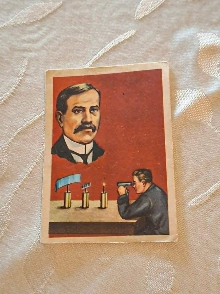 Prentje/Chromo : Rutherford / Atoom / Chocolade Jacques, Verzamelen, Gebruikt, Verzenden, Voor 1940, Prent