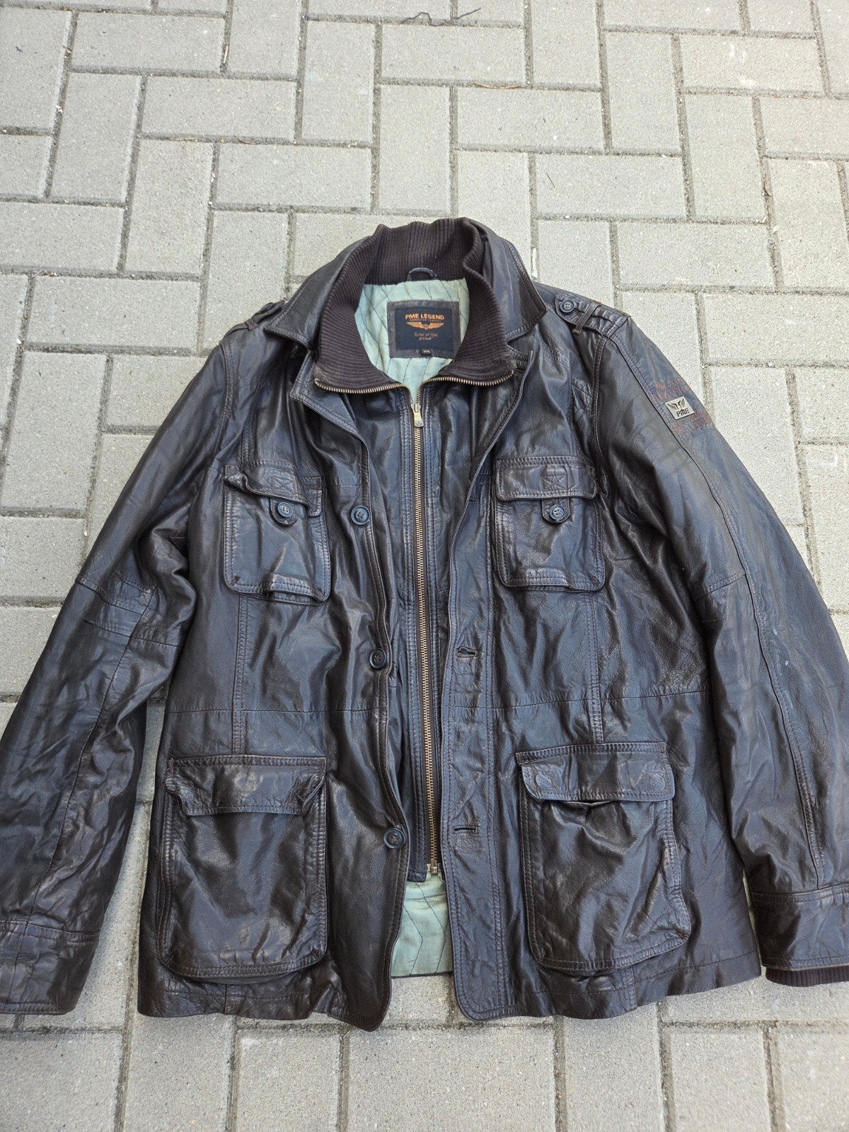 PME Legend Leren Jas XXL - Vintage Aviation Stijl, Kleding | Heren, Jassen | Zomer, Ophalen of Verzenden