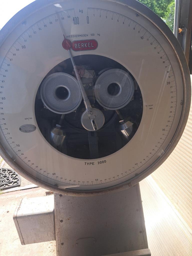 Berkel Type 3000 Vloerweegschaal - 100 kg, Ophalen