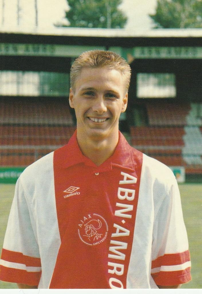 kaart Michel Kreek Ajax Amsterdam (de Ajacied), Ophalen of Verzenden, Gebruikt, Ajax, Poster, Plaatje of Sticker