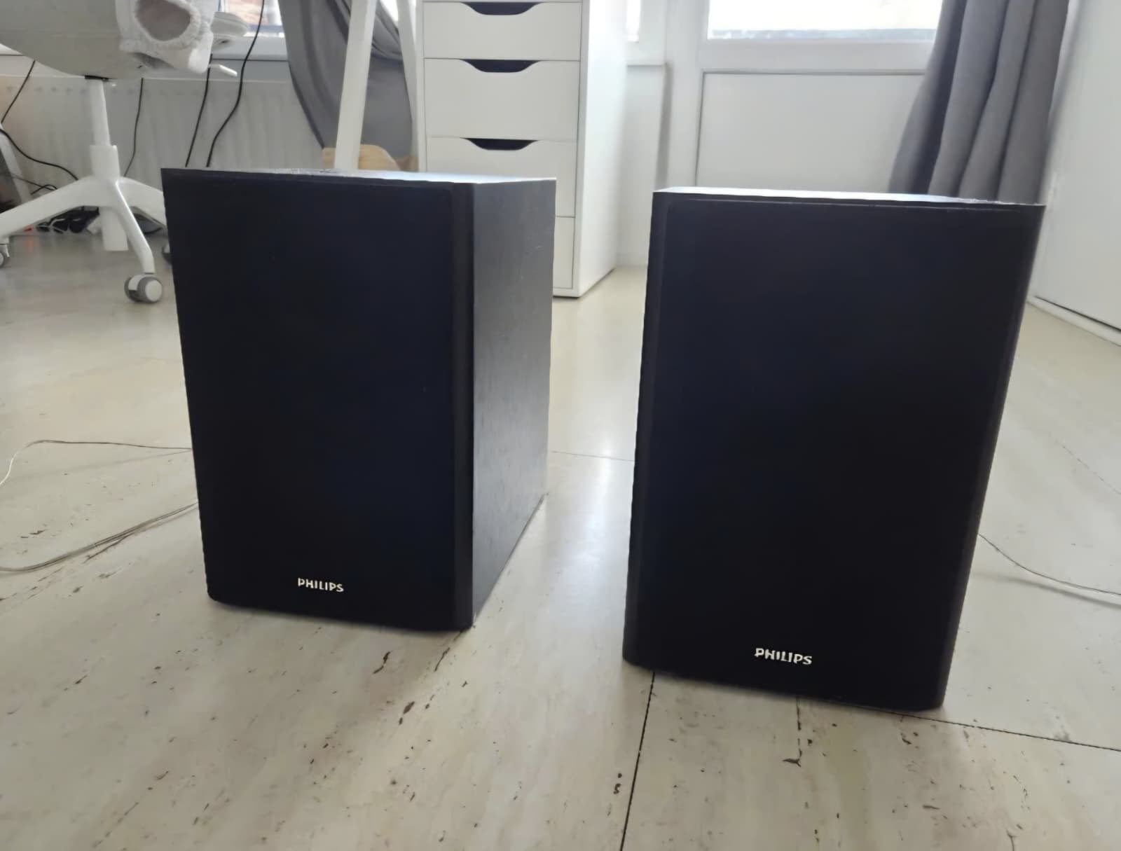 Philips luidsprekers, Ophalen, Philips, Inclusief kabels, Zo goed als nieuw