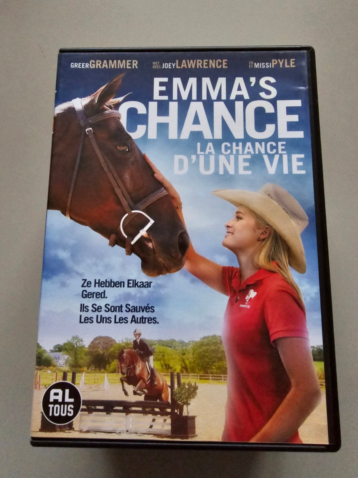 Dvd Emma's chance paardenfilm, Alle leeftijden, Nederlands, Ophalen of Verzenden, Zo goed als nieuw
