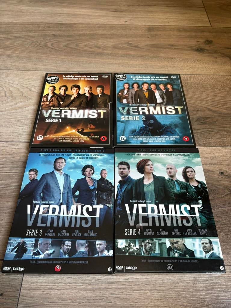 Vermist seizoen 1,2,3 en 4, Cd's en Dvd's, Dvd's | Tv en Series, Alle leeftijden, Ophalen of Verzenden, Gebruikt, Actie en Avontuur