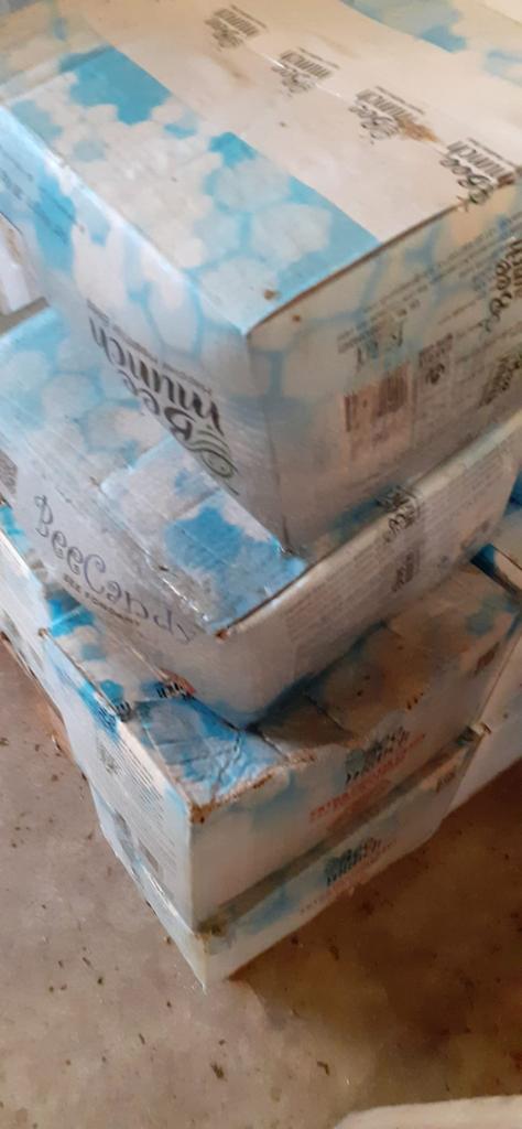 Partij vaste voeding voor bijen, Bijen