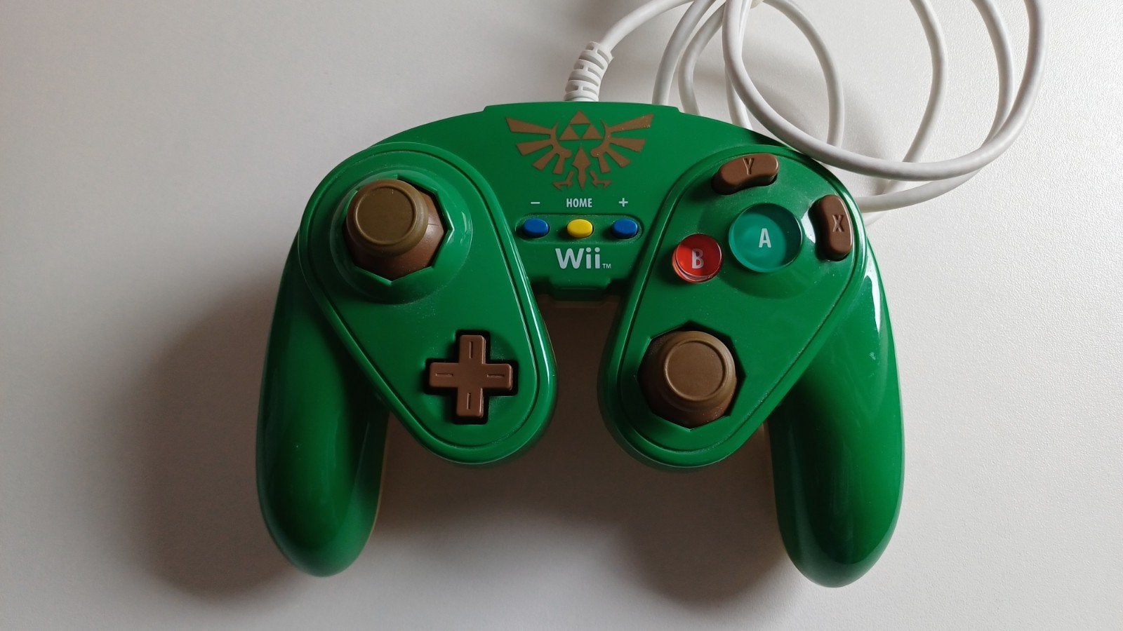 Wii Link Wired Fight Pad Controller - Zelda Edition, Ophalen of Verzenden, Gebruikt, Met 1 controller