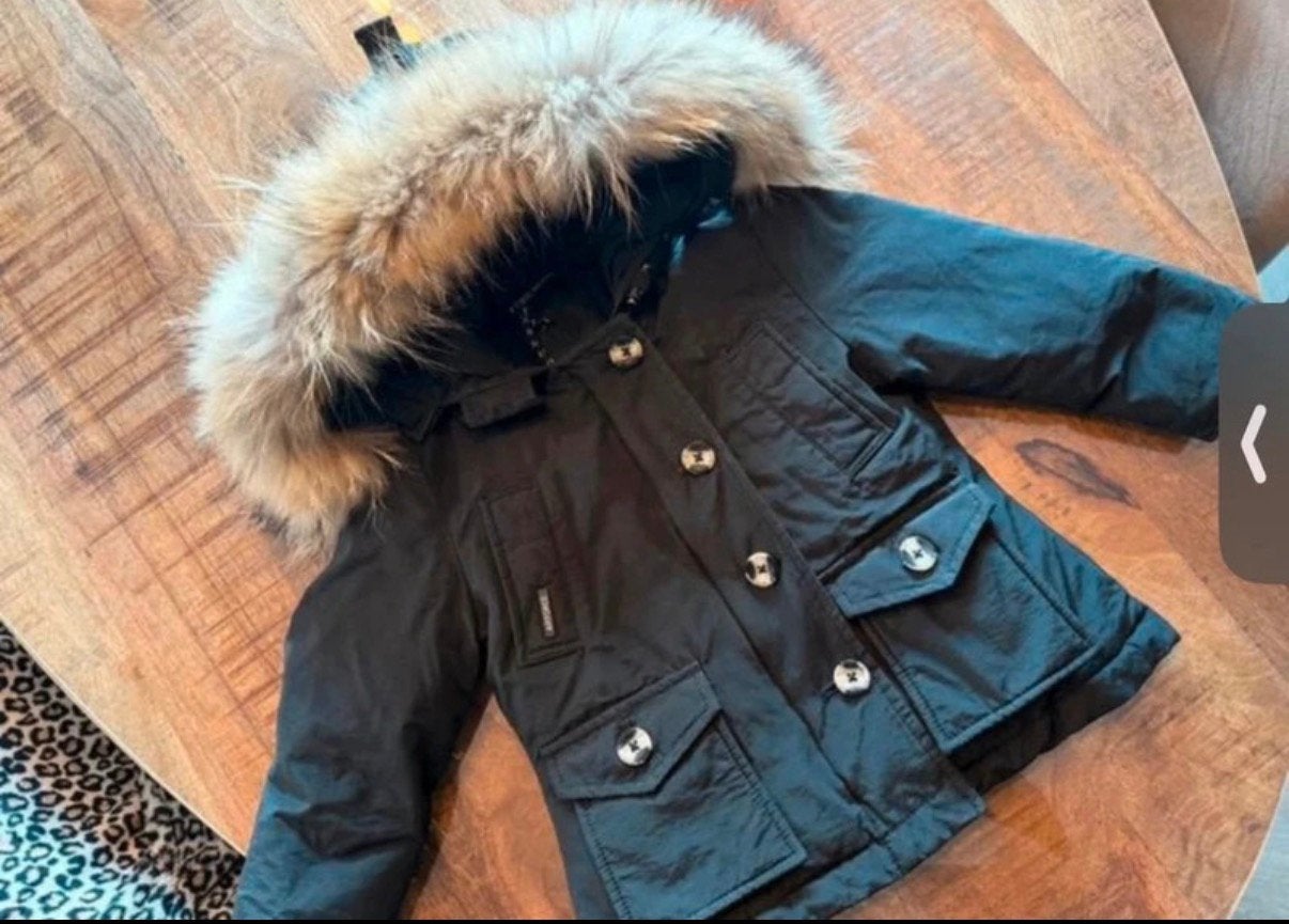 Airforce kinder winterjas, Ophalen of Verzenden, Zo goed als nieuw, Maat 34 (XS) of kleiner, Zwart