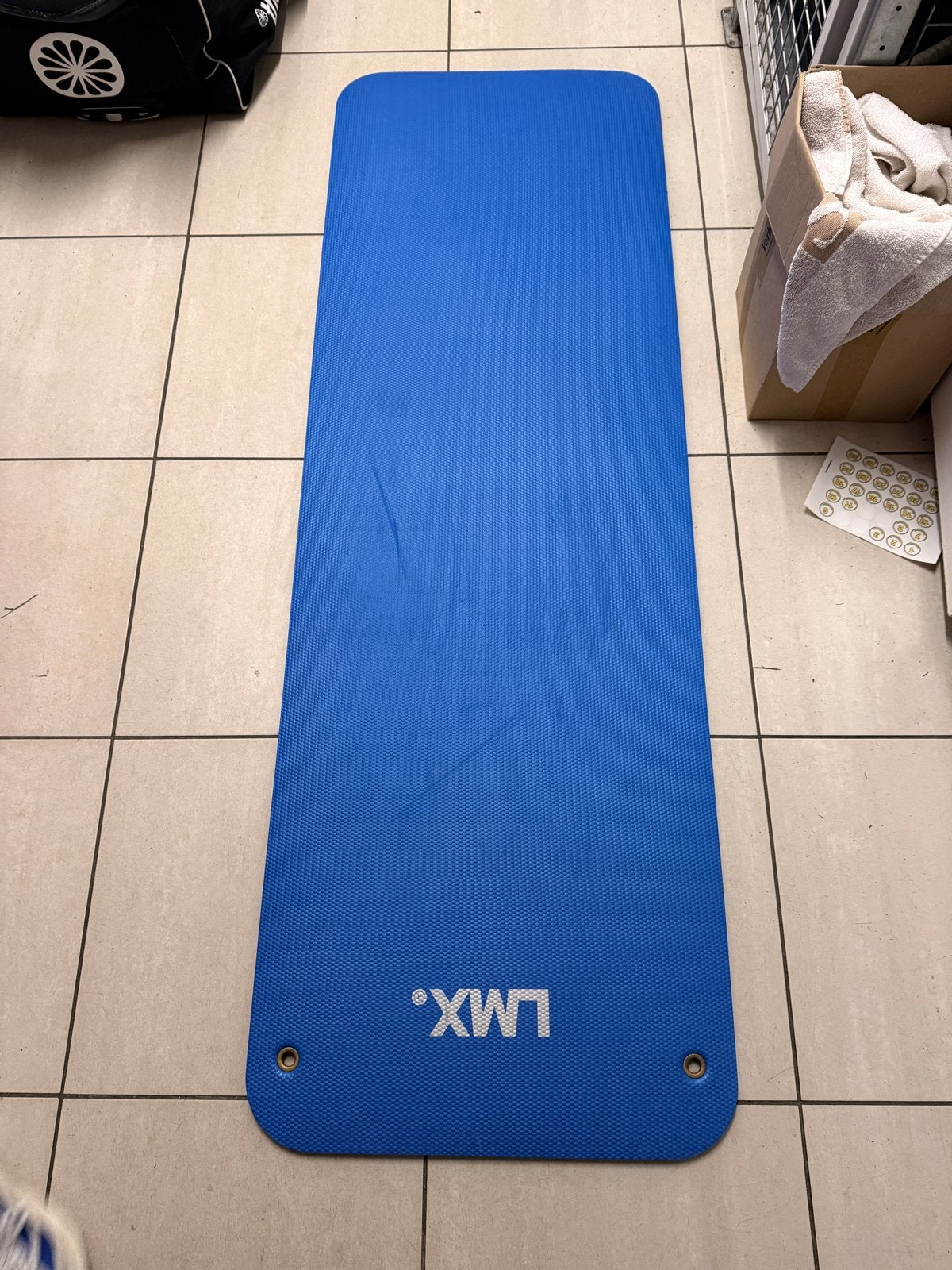 20x LMX Fitnessmatten - Blauw, Ophalen, Gebruikt, Buik, Fitnessmat