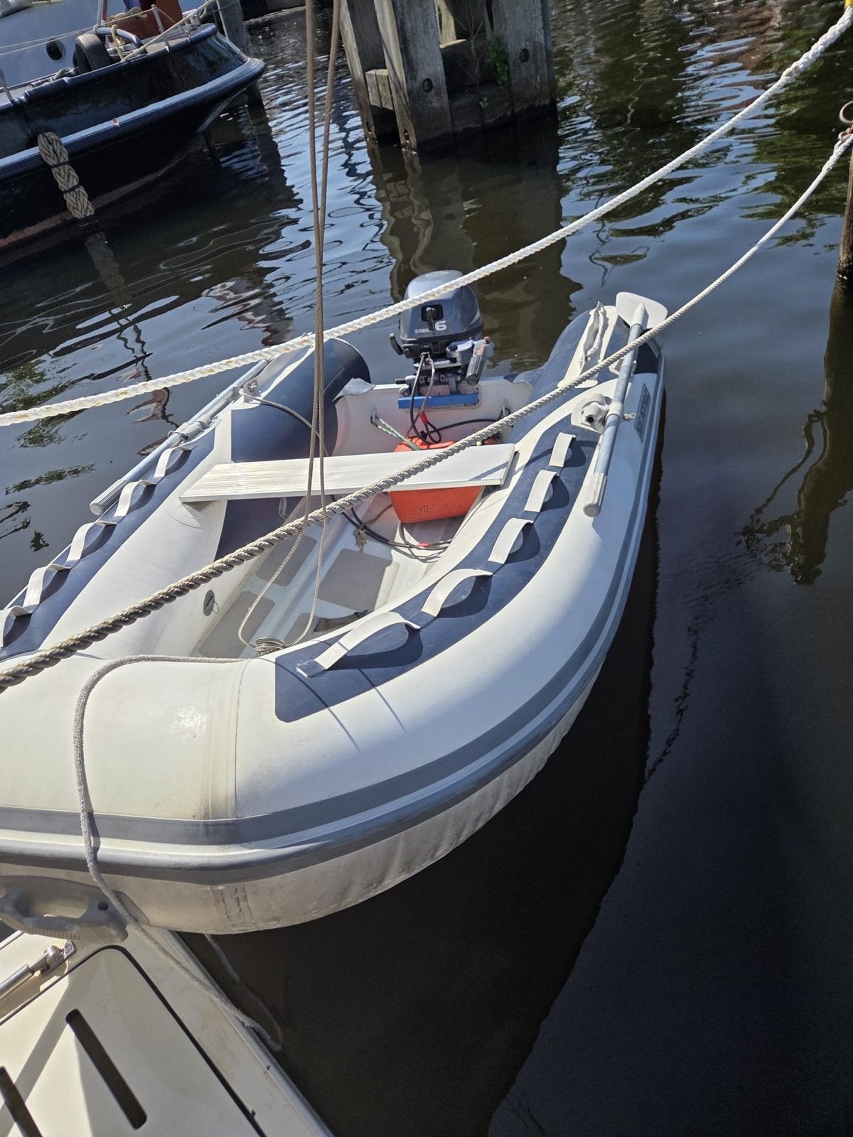 Seatec rubberboot met Yamaha 8pk buitenboordmotor, Ophalen, Gebruikt, Yamaha, Overige materialen