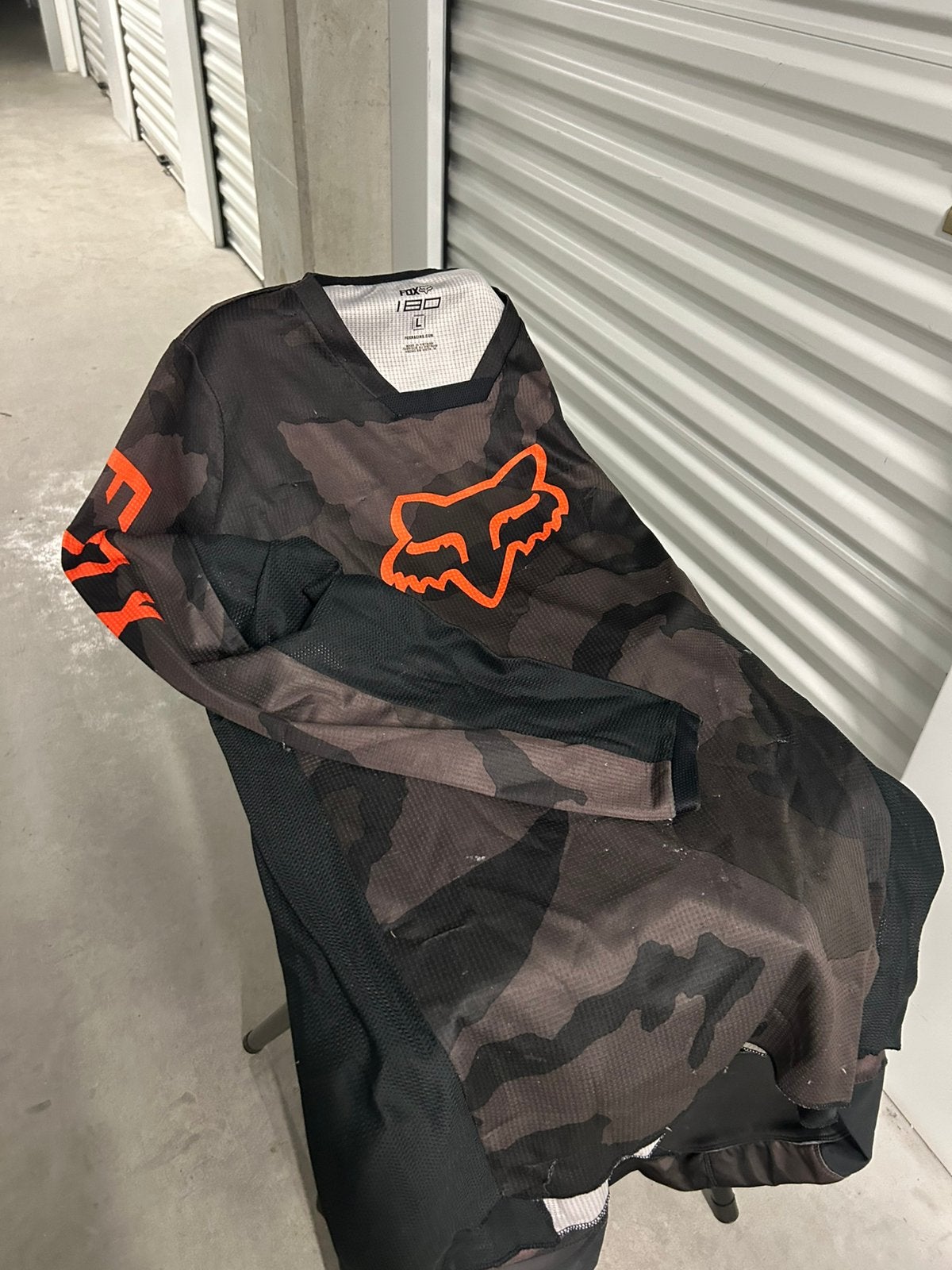 Fox shirt broek bodyprotector niergordel, Motoren, Ophalen, Tweedehands