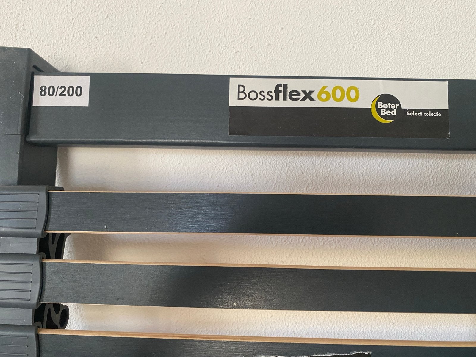 2x Beter Bed Bossflex 600 lattenbodem 80x200 cm, Huis en Inrichting, Ophalen, Tweepersoons, Zo goed als nieuw, 80 cm