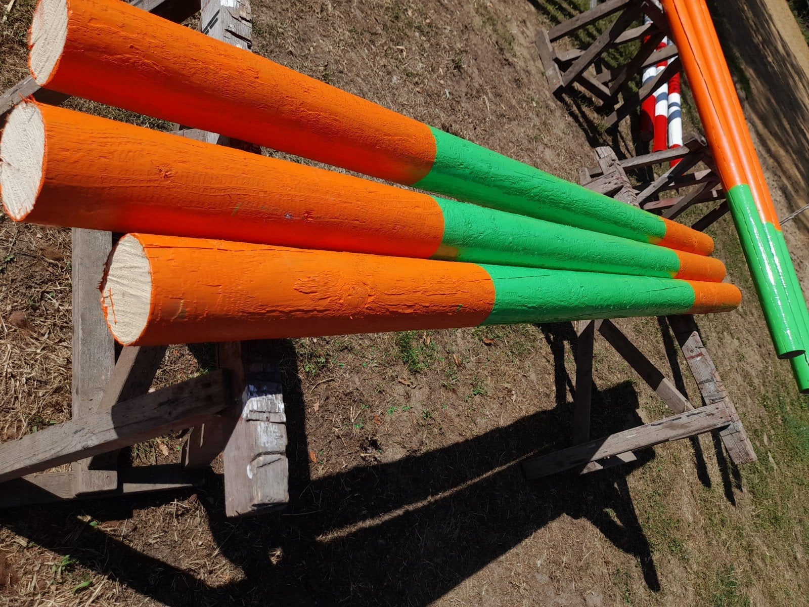 3 balken van 2 meter nieuw, Dieren en Toebehoren, Paarden en Pony's | Overige Paardenspullen, Ophalen, Nieuw, Springen