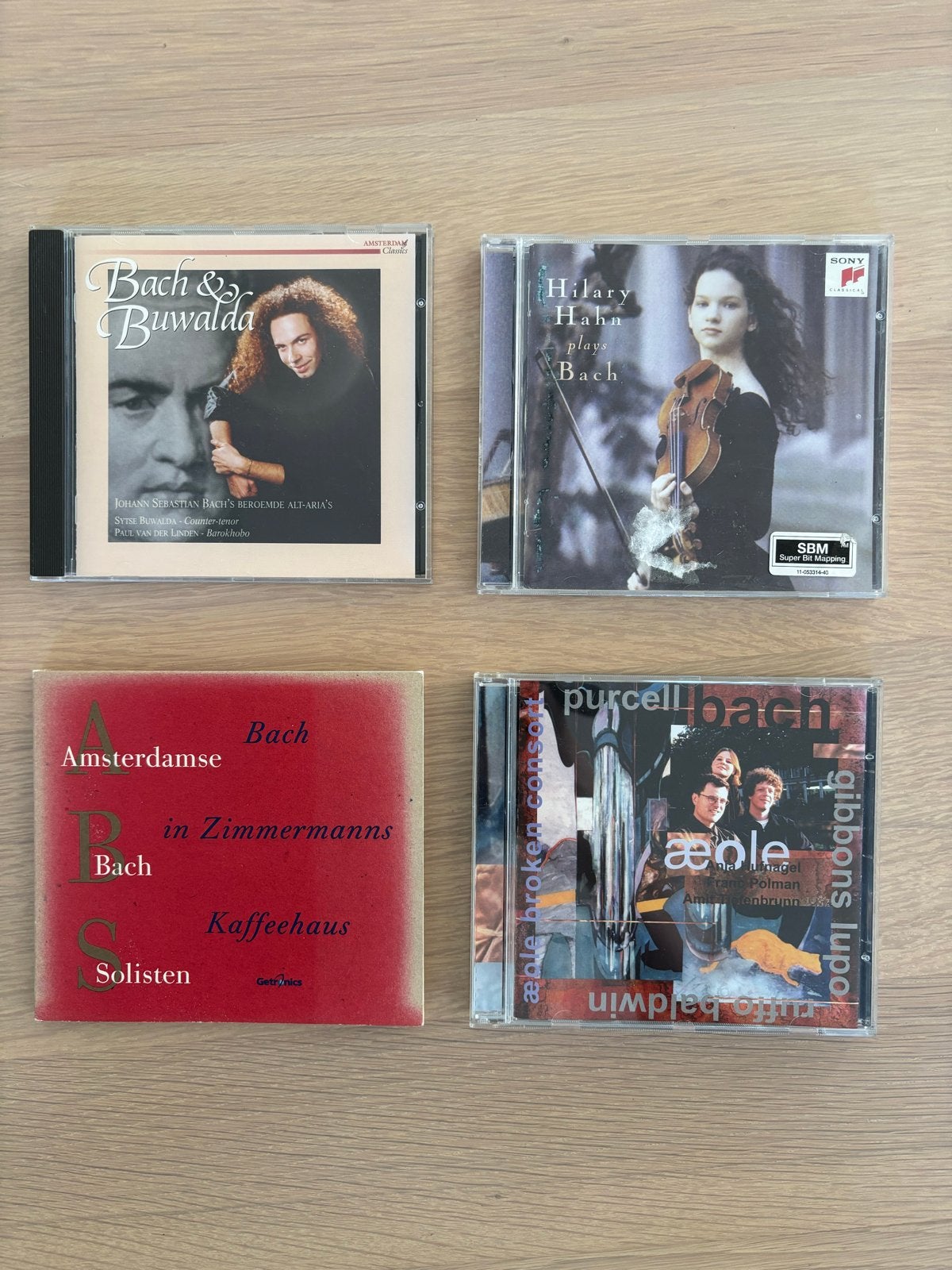 4 cd’s met Bach: Concerten, sonatas en fantasiën, Gebruikt, Soloconcert, Ophalen of Verzenden, Inclusief doosje