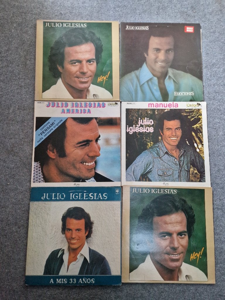 Lp collectie van Julio Iglesias, Ophalen of Verzenden, Gebruikt, 12 inch